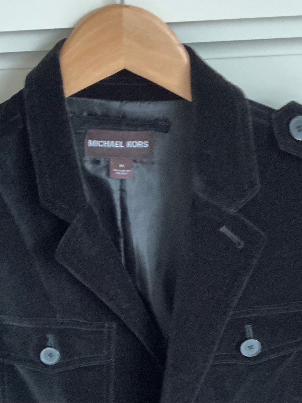 Michael Kors Black Velvet sport jacket
